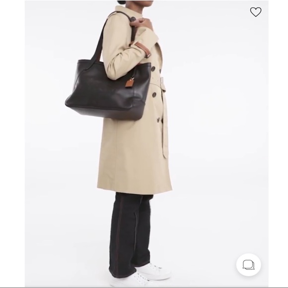 COACH Tote With Horse And Carriage Gold Chalk Vanilla Cream - Picture 8 of 8